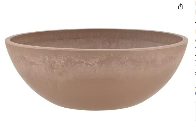 Terracotta Plastic Garden Planter - Ideal for Succulents, Bonsai, Fairy Gardens, and Herbs