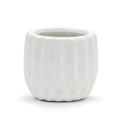 Unique Modern White Pot