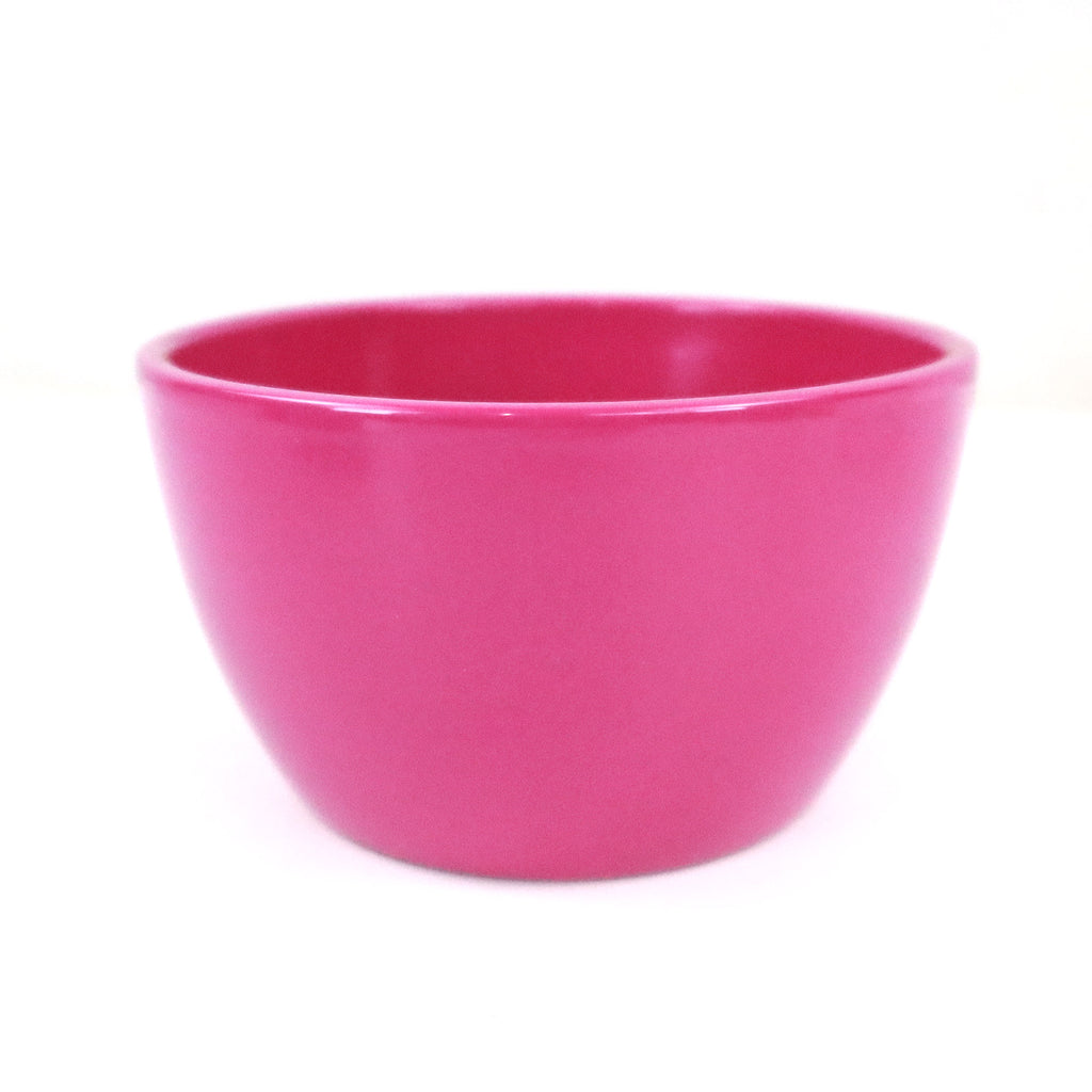 Ceramic Garden Bowl planter in 9 color options shown on a white background, ideal for indoor or outdoor decor.