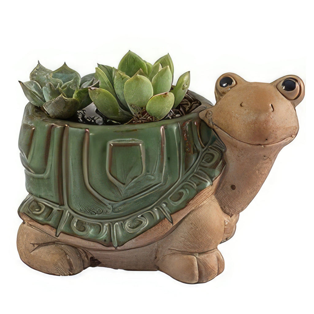 Animal Ceramic Planters for Indoor Succulents and Cacti, Small Pots with Drainage