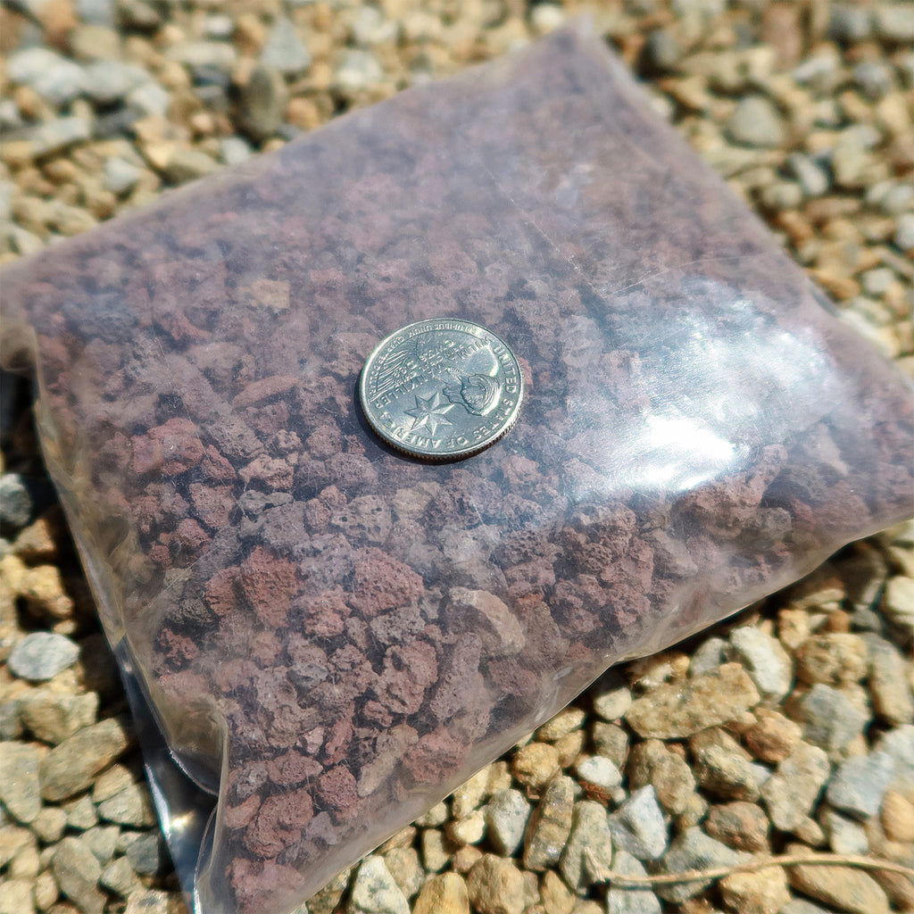 1 Lb 3/8 Red river rock Cactus and Succulent Top Soil Dressing