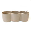 Triple Ceramic planter