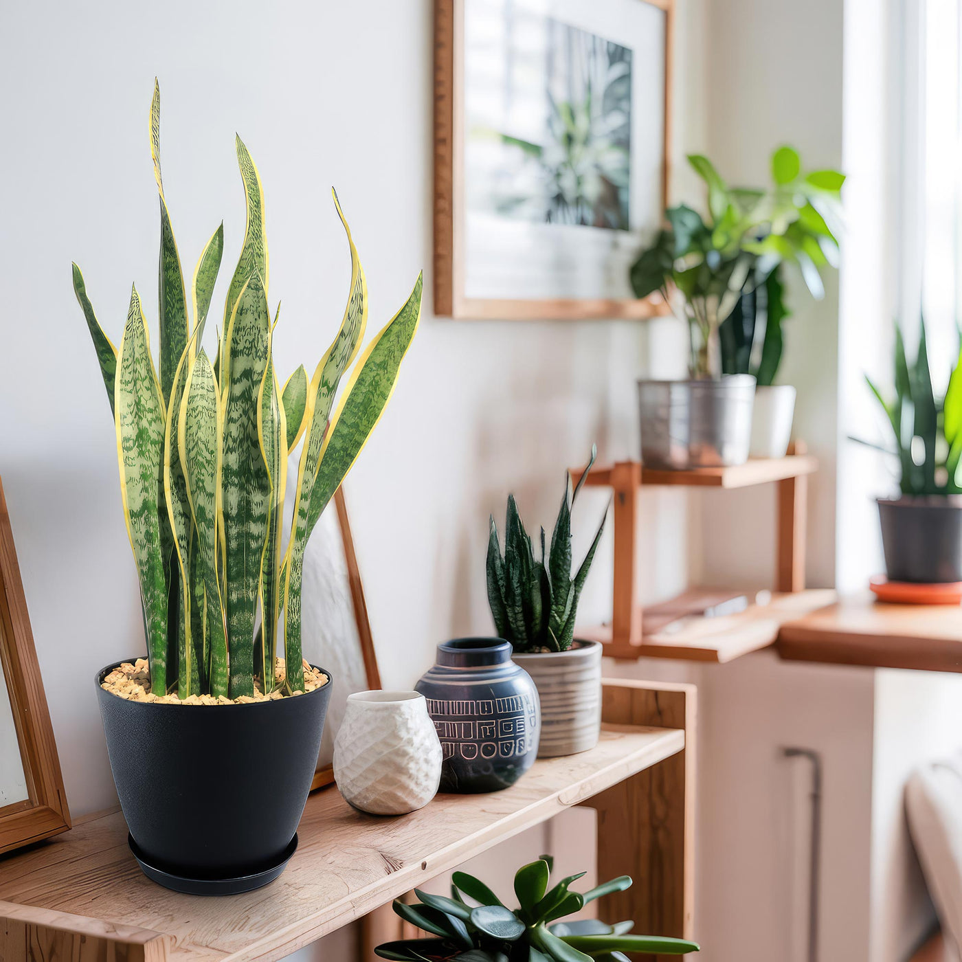 Variegated Snake Plant - Sansevieria laurentii