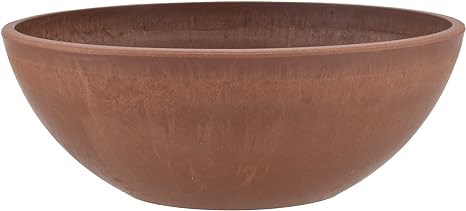 Terracotta Plastic Garden Planter - Ideal for Succulents, Bonsai, Fairy Gardens, and Herbs