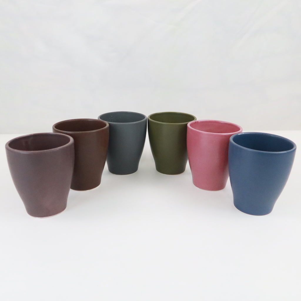 Ceramic Matte 4" Solid Color Pottery