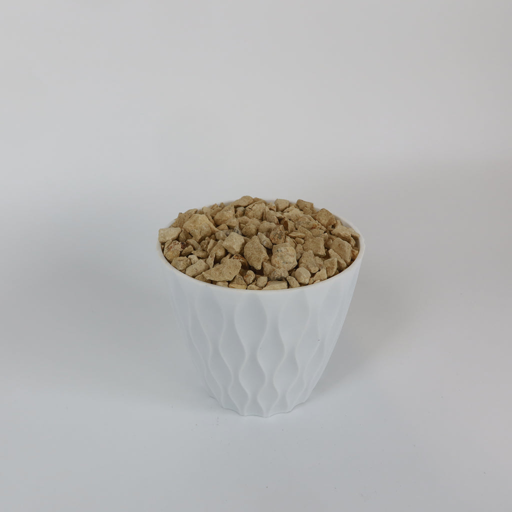 4 inch White Houseplant Pot