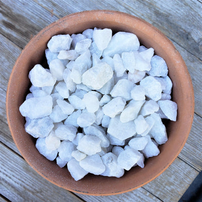 White pebbles Rock