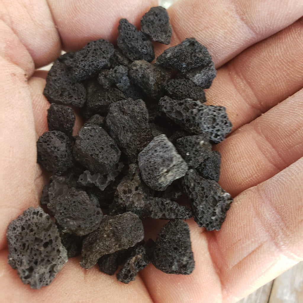Black Volcanic lava Rock