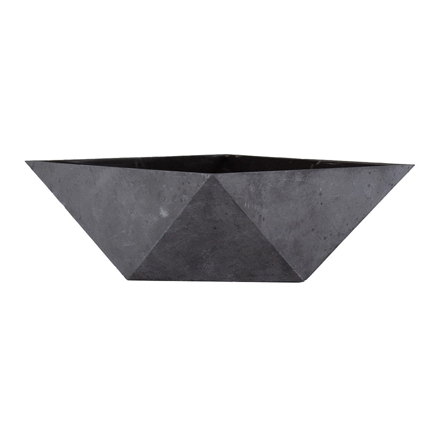 6" Faceted Deco Bowl
