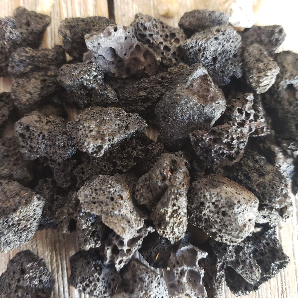 Black Volcanic lava Rock