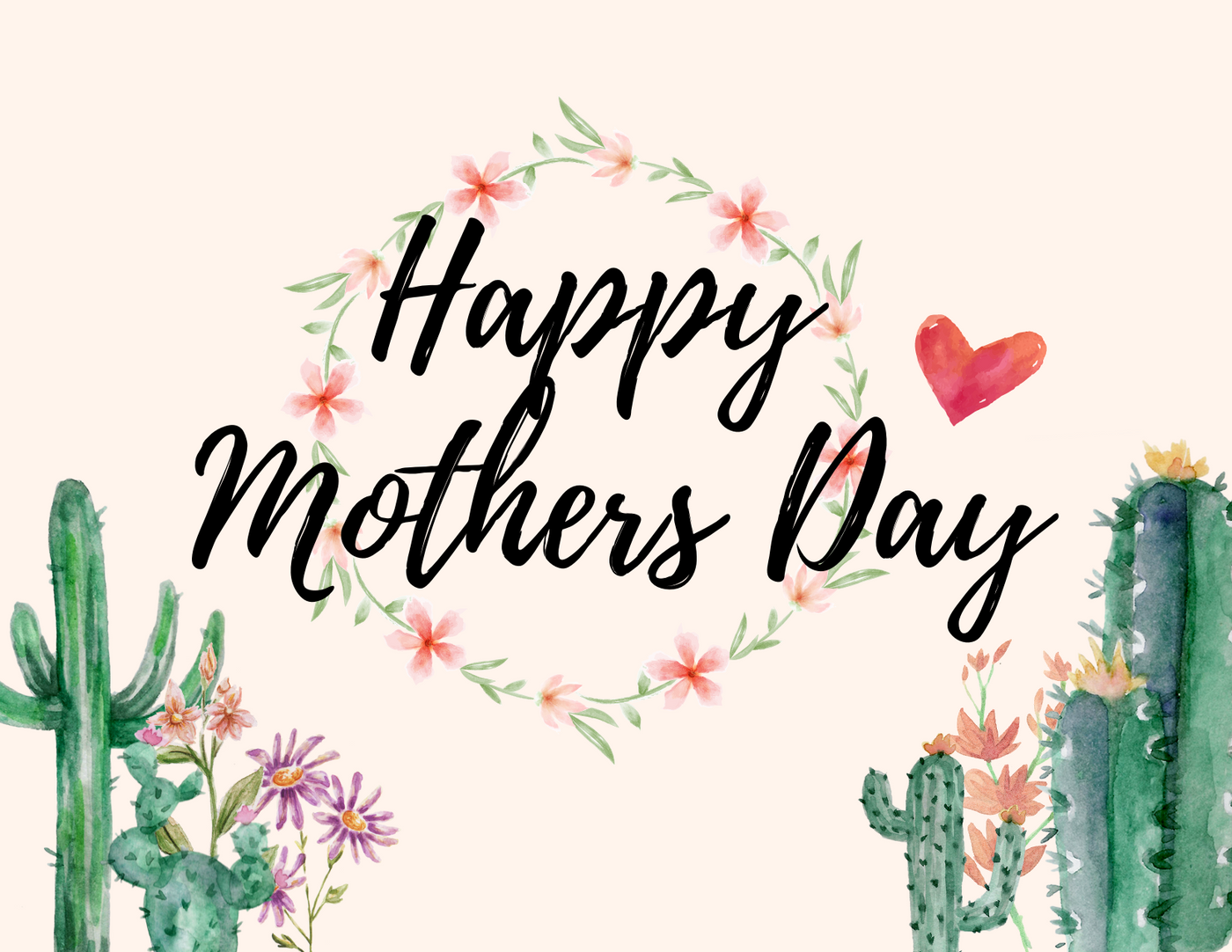 happy mothers day succulents Succulent Greeting Card for Any Occasion